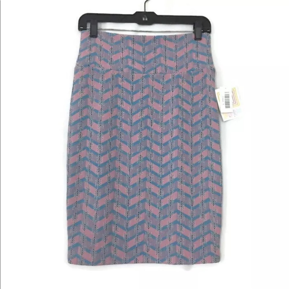LulaRoe Cassie Pencil Stretch Skirt Pink Size S